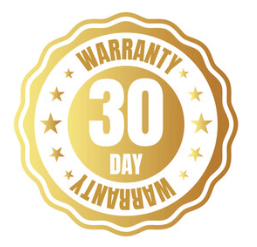 30 Day Warranty